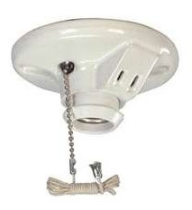 (image for) Lampholder Porcelain W/Outlet
