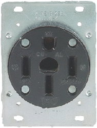 (image for) Receptacles: Range & Dryer, Flush Mount