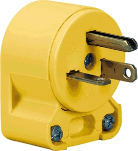 (image for) Plug Angle 20a 125v Yellow