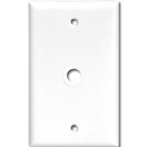 (image for) Telecom Jack Plate 1-G White
