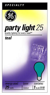 (image for) Party Bulb 25w Teal