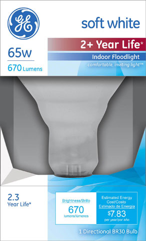 (image for) Floodlamp 65w R30 Long-Life