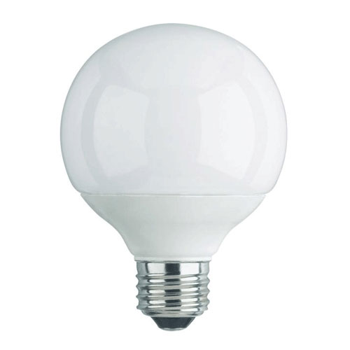 (image for) Lamp Cfl 15w Globe Brt Wht 2pk