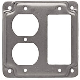 (image for) Electrical Boxes: Steel Covers, Square