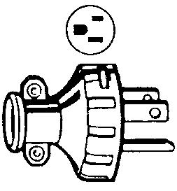 (image for) Plug Grounding W/Cord Clamp