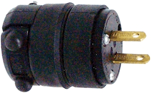 (image for) Plug 2-Wire W/Cord Clamp Rubbr