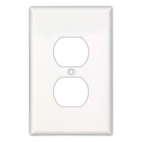 (image for) Plate Mid-Size Duplex White