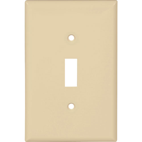 (image for) Plate Mid Sgl-Switch Ivory
