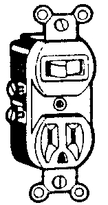 (image for) Switches: Toggle, Receptacle Combination