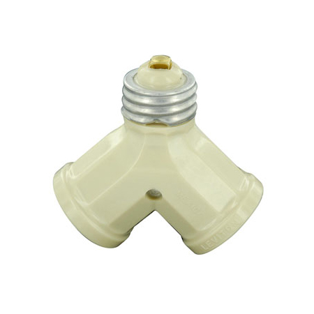(image for) Socket Adapter Twin Ivory