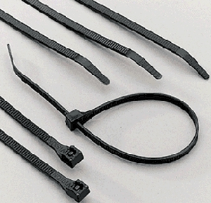 (image for) Cable Tie 11" U/V Black 100/Bg