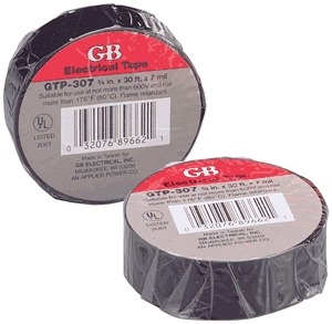 (image for) Elect Tape 3/4"x30' Black