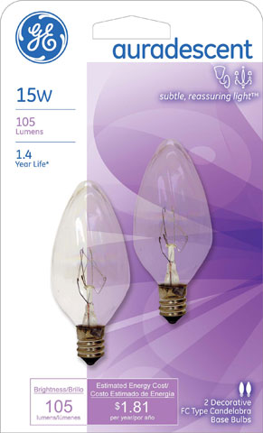 (image for) Bulb 15w Chandelier Auradscent