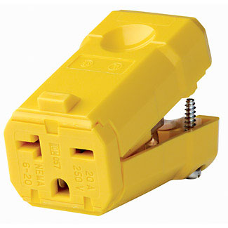 (image for) Connector 20a250v Yellow