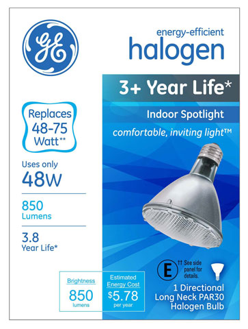 (image for) Halogen Spotlamp 48w Par30 L/N