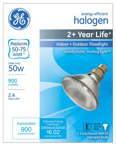 (image for) Light Bulbs; Halogen