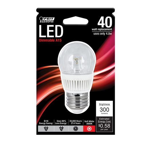 (image for) Bulb Led 40w A19 Dim Clear Me