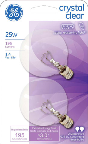 (image for) Bulb 25w Globe Clear