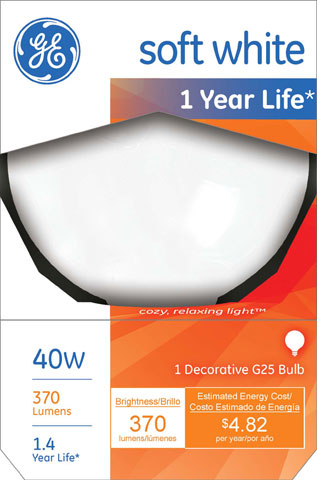 (image for) Bulb 40w Globe White