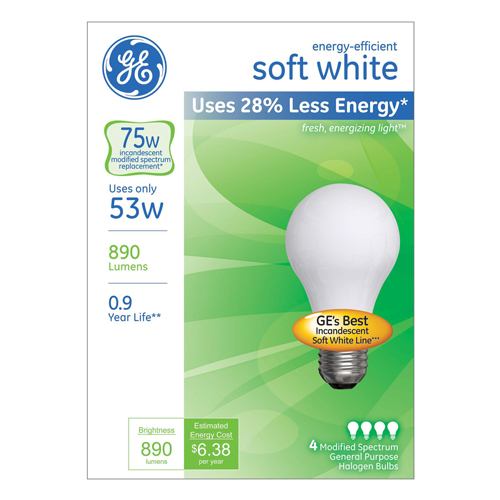 (image for) Light Bulbs; Halogen