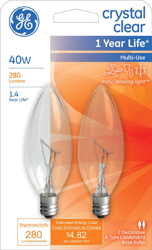 (image for) Bulb 40w Blunt Tip Clear Cb