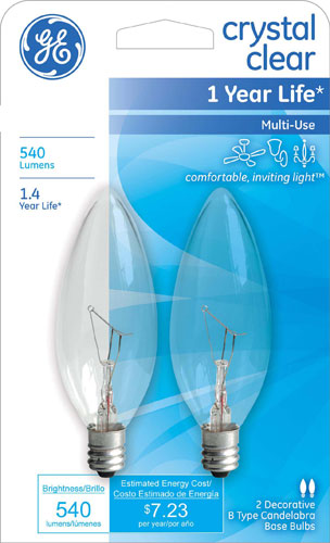 (image for) Bulb 60w Blunt Tip Clear Cb