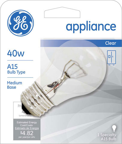 (image for) Appliance Bulb 40w Clear