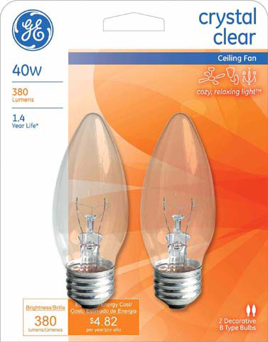 (image for) Ceiling-Fan Bulb 40w Clear