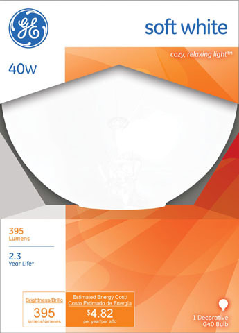 (image for) Bulb 40w Globe White