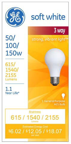 (image for) Bulb 3-Way Soft-White