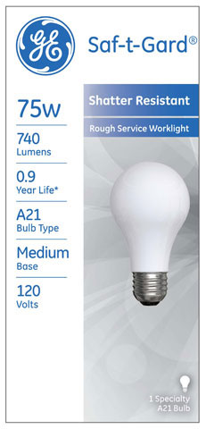 (image for) Bulb 75w Saf-T-Gard