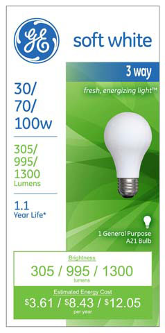 (image for) Bulb 3-Way Soft-White