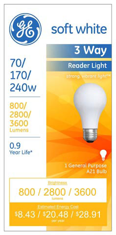 (image for) Bulb 3-Way Reader Soft-White