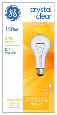 (image for) Bulb 150w Clear