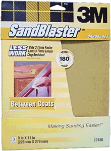 (image for) Sandpaper 9x11" 60gr Sb 3/Pk