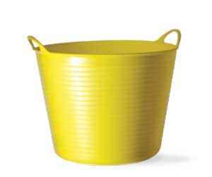 (image for) Tub Flexible Poly 10.5-Gal Ylw