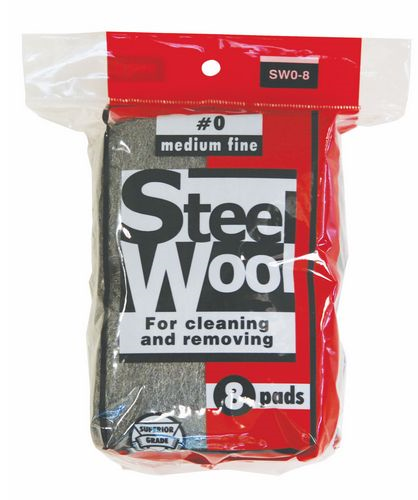 (image for) Steel Wool #0 Medium Fine 8pad