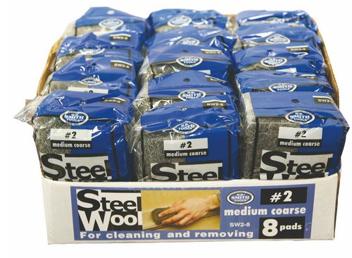 (image for) Steel Wool #2 Med Coarse 8pad