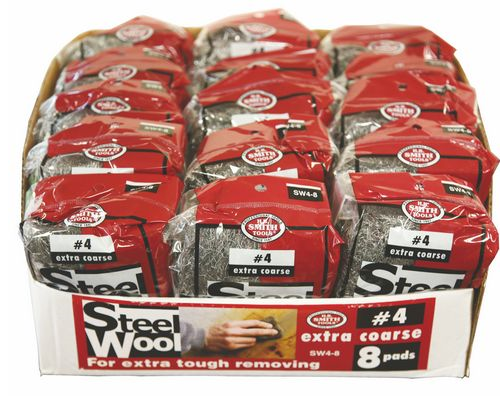 (image for) Steel Wool #4 Ex Coarse 8/Pad