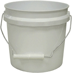 (image for) Pail 1-Gal White Plastic