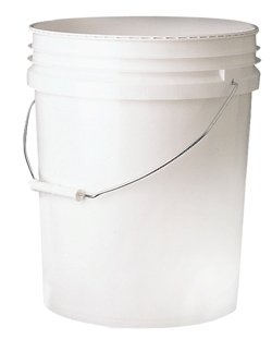(image for) Pail 5-Gal White Plastic