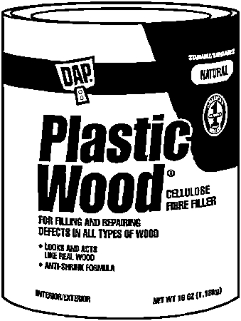 (image for) Plastic Wood 16 Oz Natural