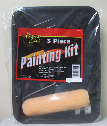 (image for) Paint Roller Set 3pc 9"plastic