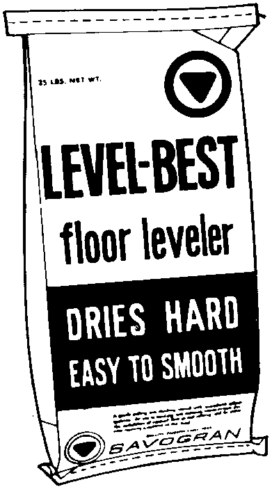 (image for) Floor Compounds: Floor Leveler
