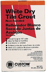 (image for) Grout 25# Dry White