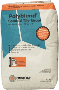 (image for) Grout 25# Sanded Snow White