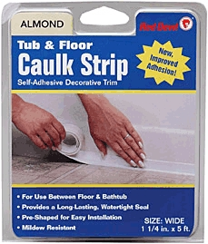 (image for) Caulk Strip 1.25" Tub/Flr Wht