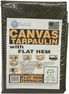 (image for) Tarpaulins; Poly, Canvas