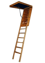 (image for) Attic Ladder 350# Wood Big Boy
