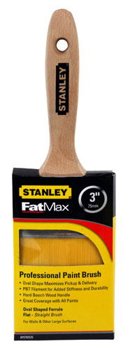 (image for) Paint Brush Stanley 3" Oval Fl